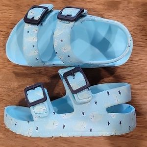 Shark and star toddler sandles